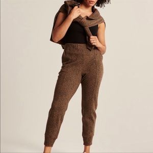 Abercrombie & Fitch Animal Print Joggers